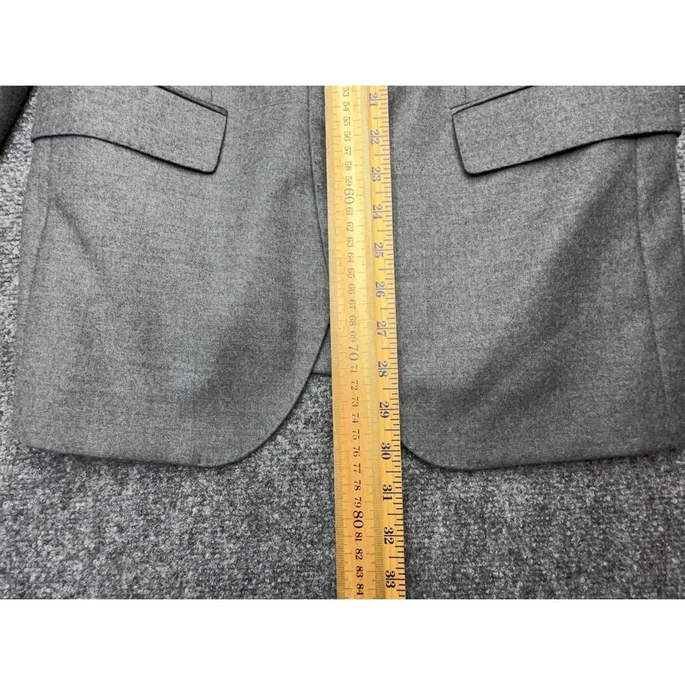 BOSS Hugo Boss Hartlay2 Blazer 38R Slim Fit Marzotto Wool Stretch Gray